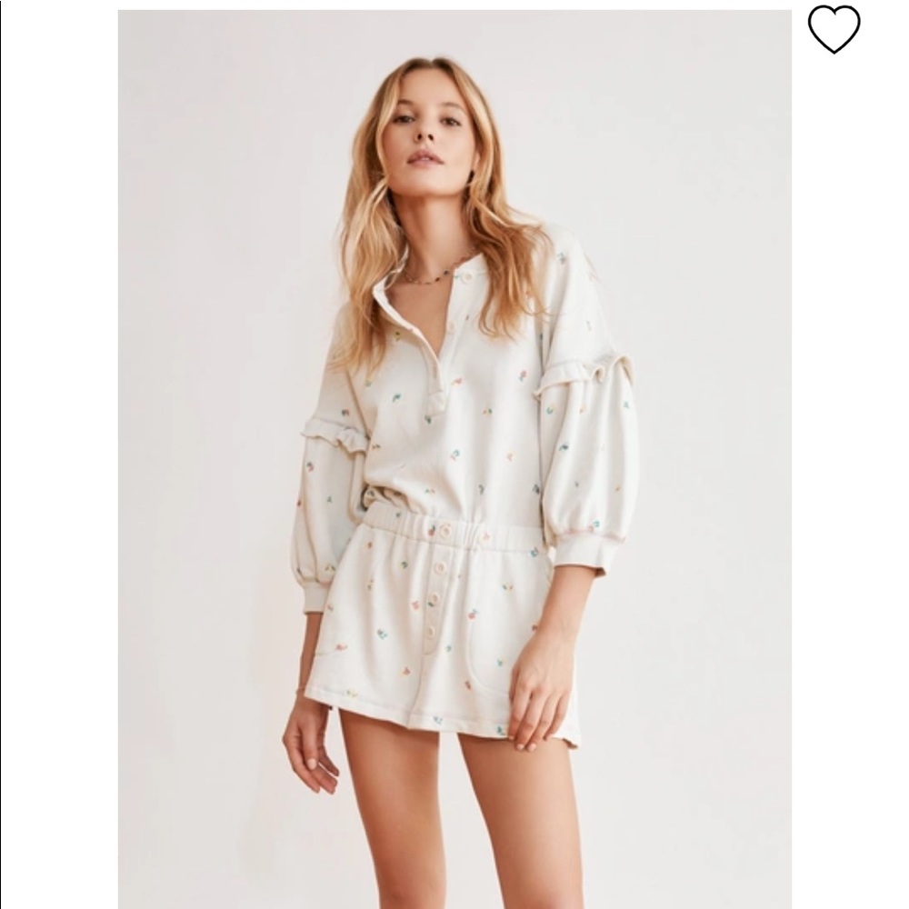 Something Navy Esmeralda Romper